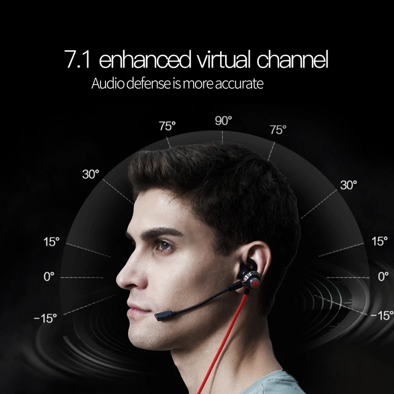 

PLEXTONE G50 Gaming Headset with Sound Processor Long Wheat In-Ear Wire-Controlled Gaming Headset