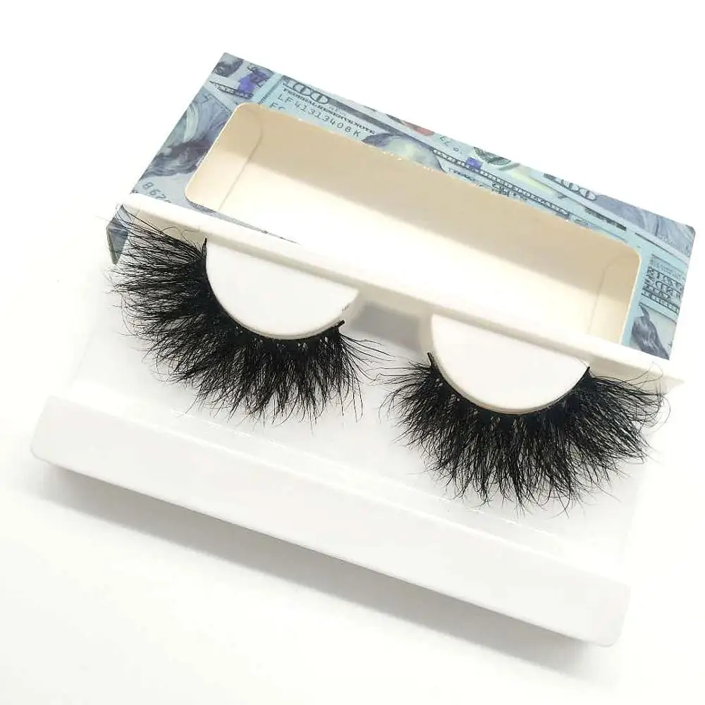 Ресницы норковые длинные многоразовые 25 мм