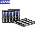 MJKAA 24 шт. 1,5 в AAA карбоновая сухая батарея безопасные сильные взрывозащищенные 1,5 Вольт 3A батареи UM4 батарея без ртути