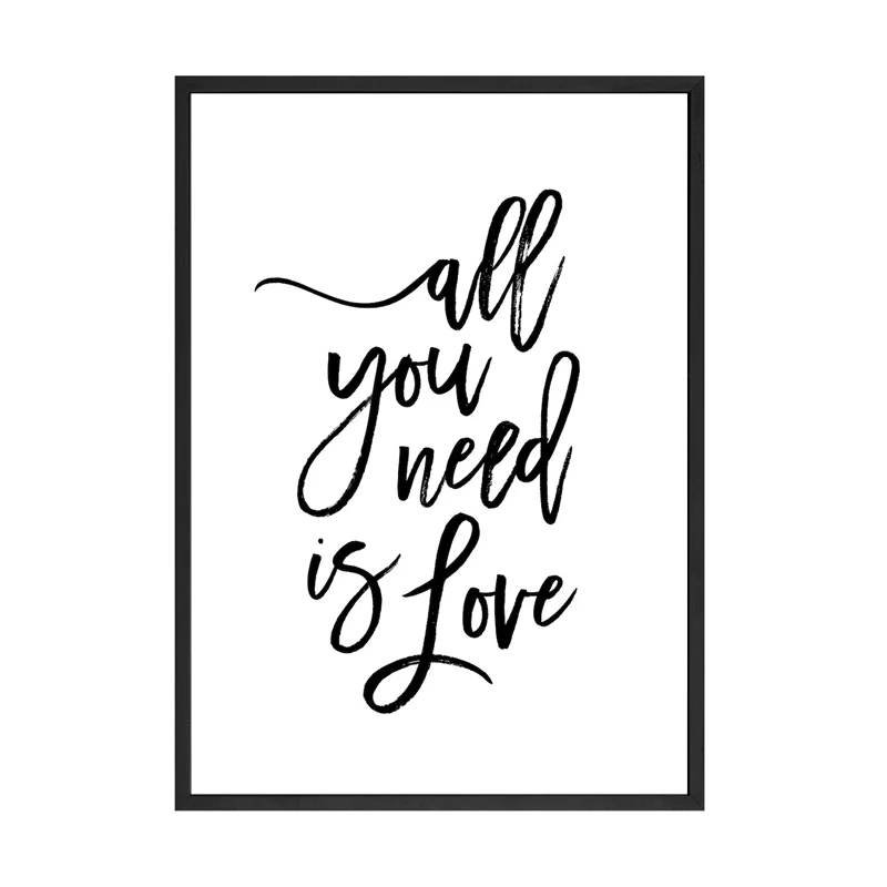 Скандинавский цветок пиона Картина на холсте стену художественные принты Цитата