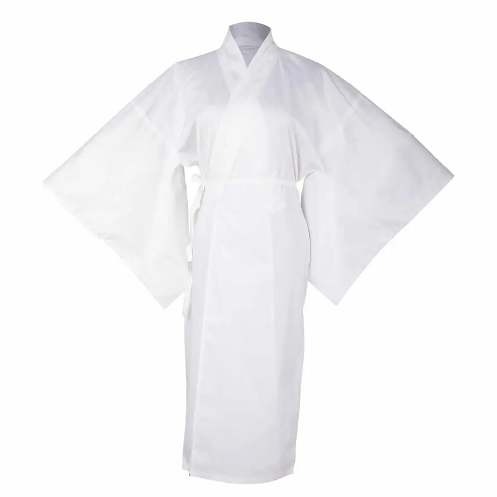 white Женское японское традиционное кимоно, нижнее белье Yukata Nagajuban, хлопковое длинное белое нижнее белье Naga Juban, одежда для дома - Цвет: white