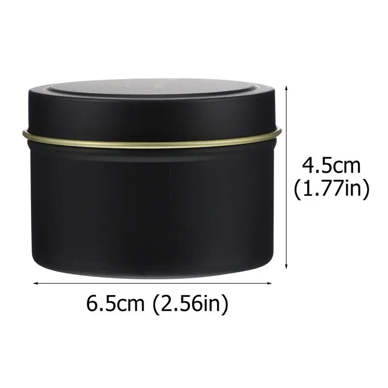 

10pcs Candle Jars Travel Tins Candle Storage Container for Candle Making