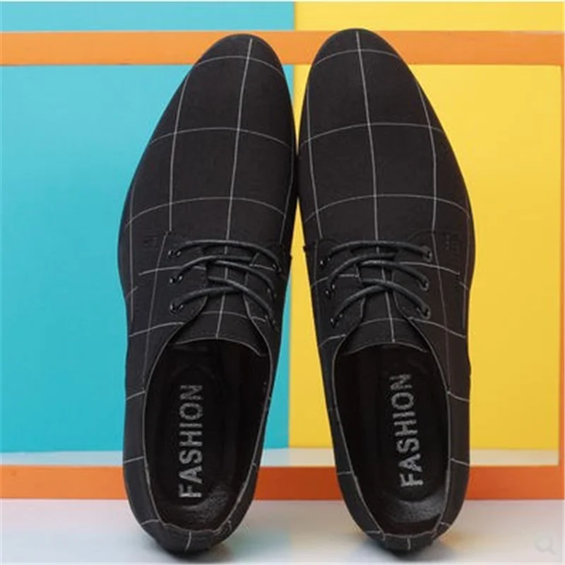 

Canvas Shoes Men's Casual Men's Shoes England Pointed 2021 Summer Comfortable and Breathable Cloth Shoes Business Cloth Shoes