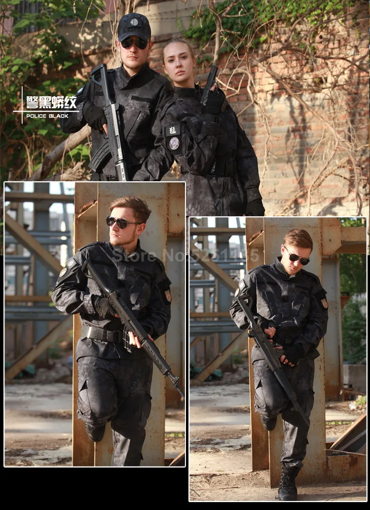 Men Army Camouflage Tactical Military Uniform Women Hunt Jacket Tatico Pants Combat Clothes Militar Outfit Airsoft Training Suit