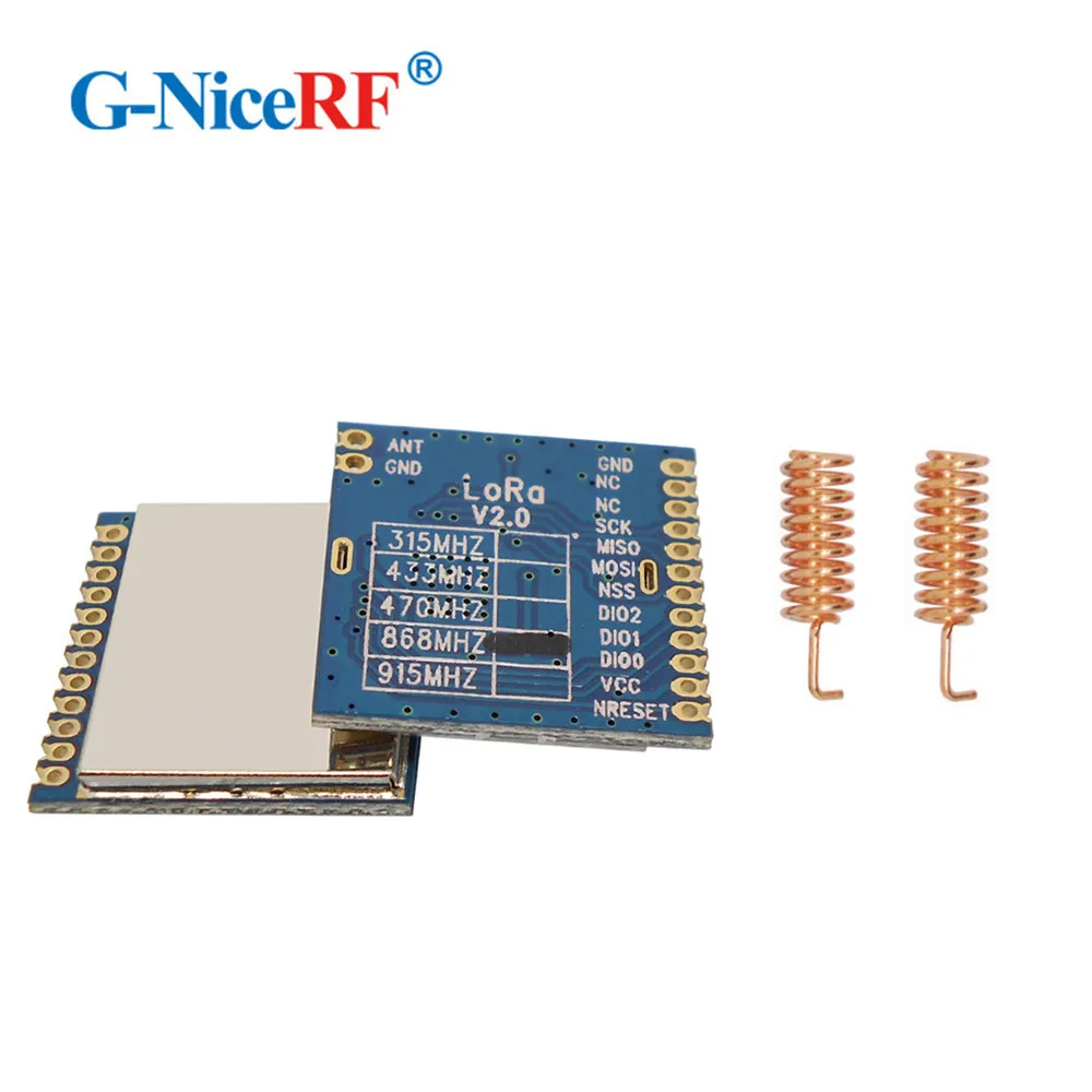 2pcs/lot High Sensitivity (-139 dBm) And 4km Long Distance 868MHz LoRa1276 Wireless Transceiver Module