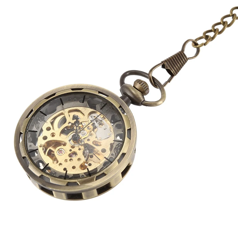 

Mechanical Pocket Watch Steampunk Retro Luxury Pocket Watch Men'S And Women'S Fashion Pocket Watch