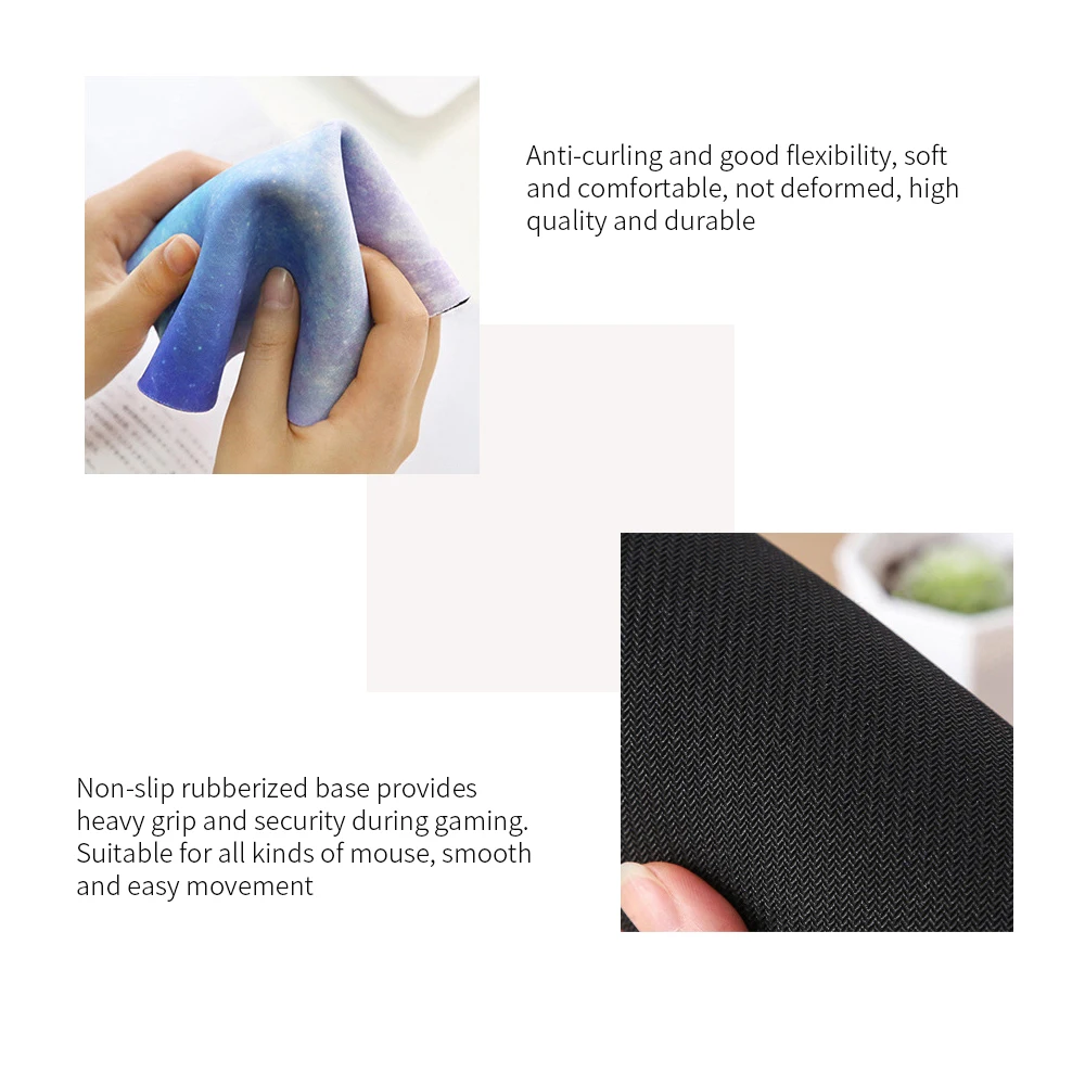 Изысканный круглый коврик для мыши с планетами и звездами 200x200 мм 8 видов ковриков