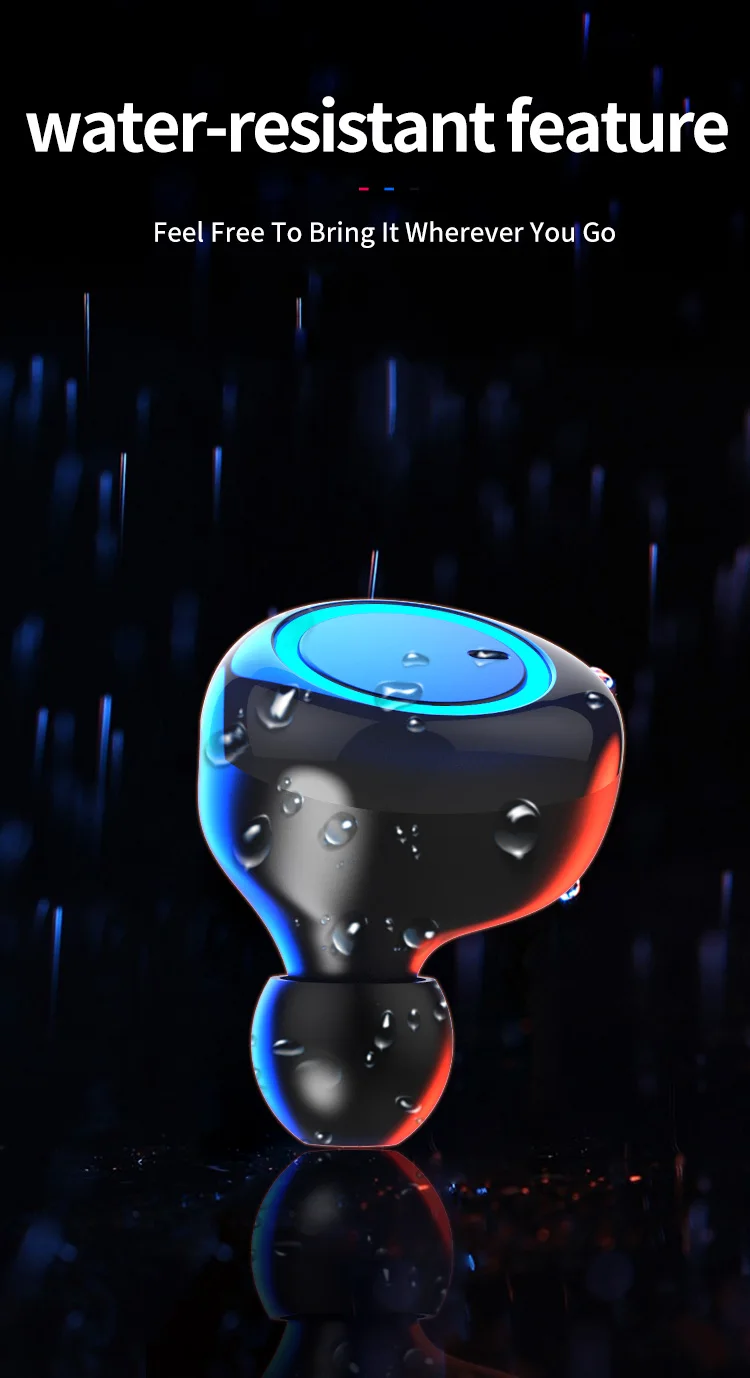 D10 TWS сенсорный Bluetooth V5.0 наушники HD стерео беспроводные наушники с шумоподавлением игровая гарнитура для смартфона