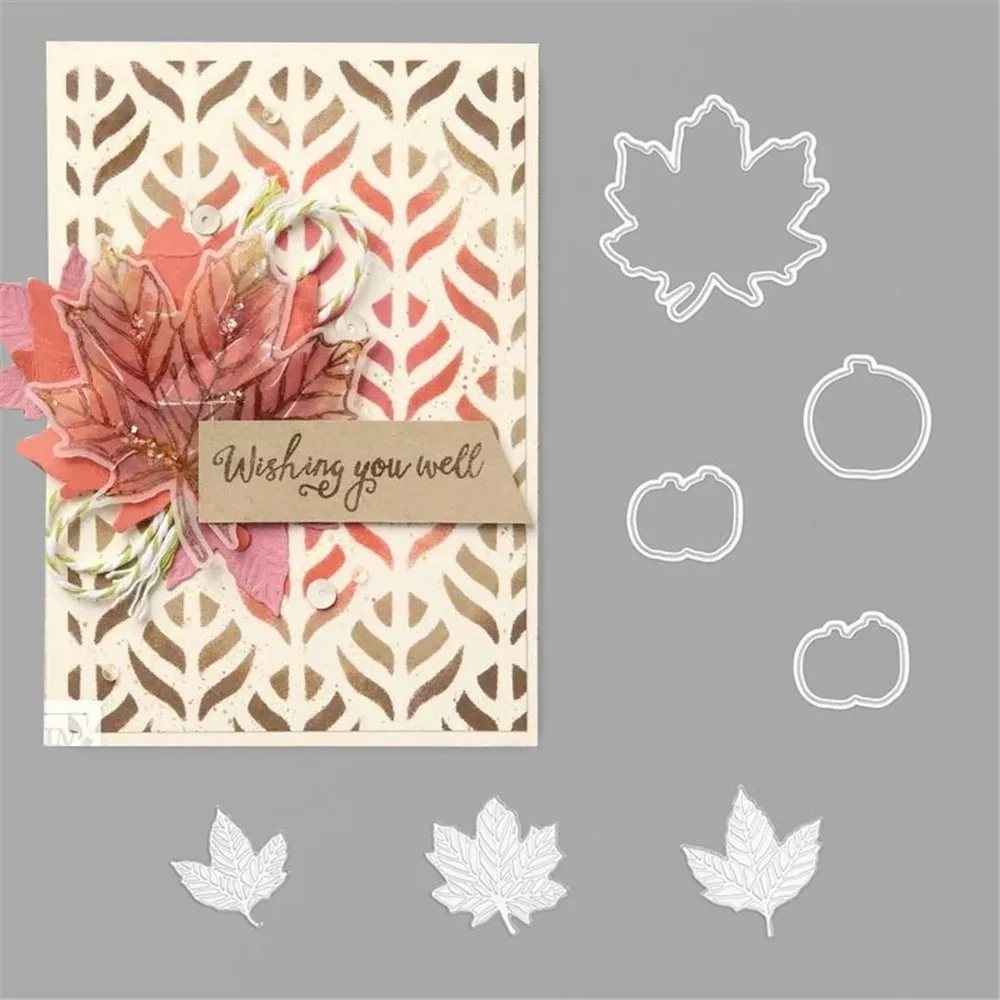 Кленовый лист металла резки штампы Скрапбукинг для бумаги делая поставки