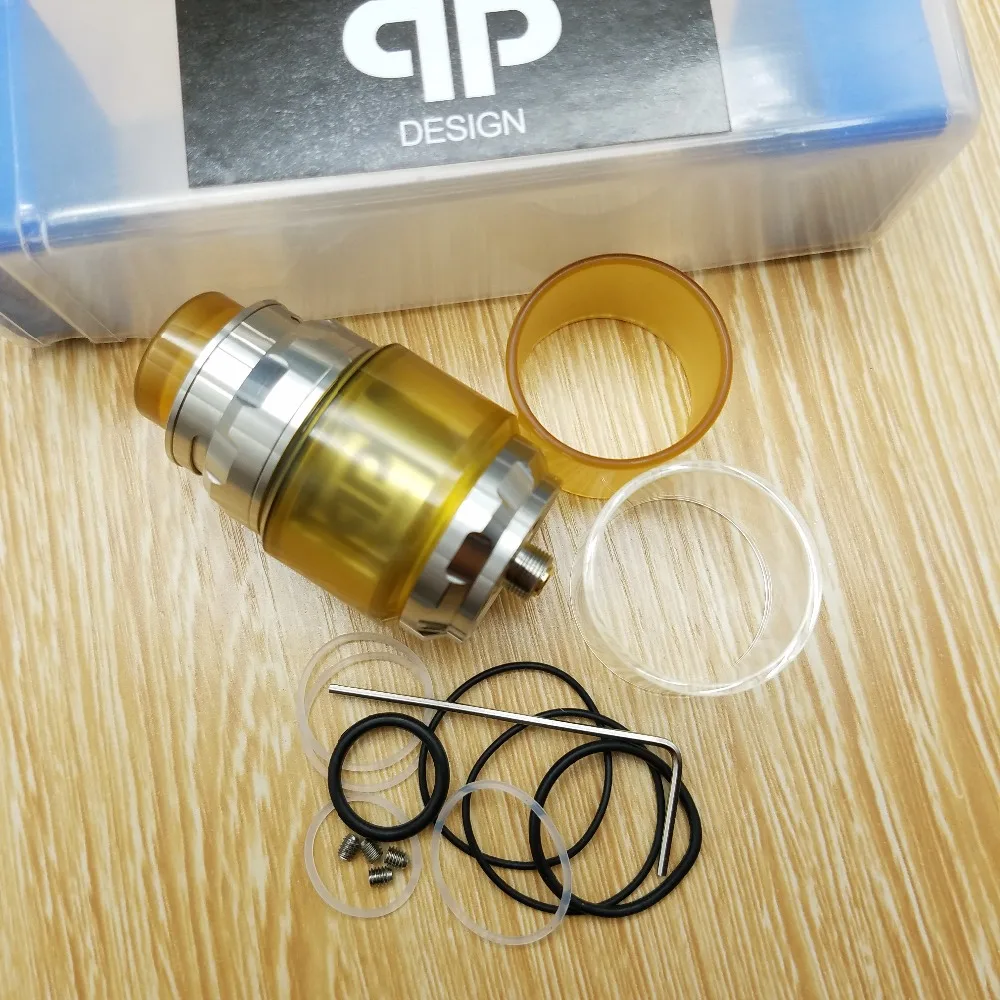 QP Juggerknot стиль 24 мм RTA 4/6 мл перестраиваемый бак атомайзер верхний поток воздуха в