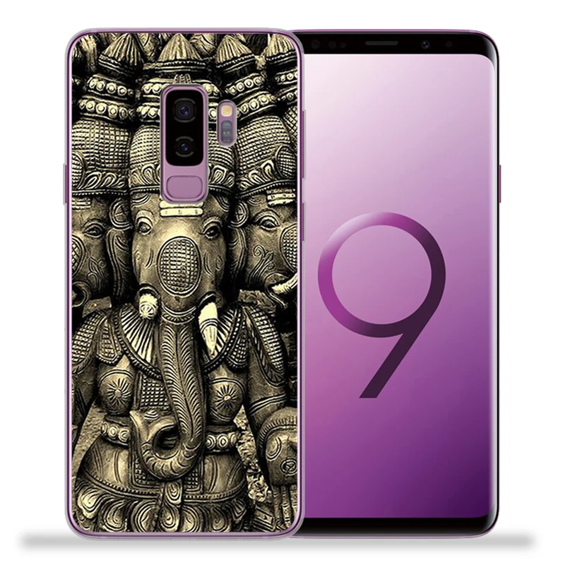 Чехол для телефона с индийским животным слоном тотемным Samsung S6 S7 S8 S9 S10 EDGE Plus Lite A10