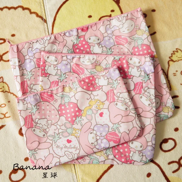 6 шт. мультяшная hello kitty My Melody Cinnamoroll pompomprin маленькая двойная звезда Anpanman косметичка для мытья, сумка для хранения, багажная сумка