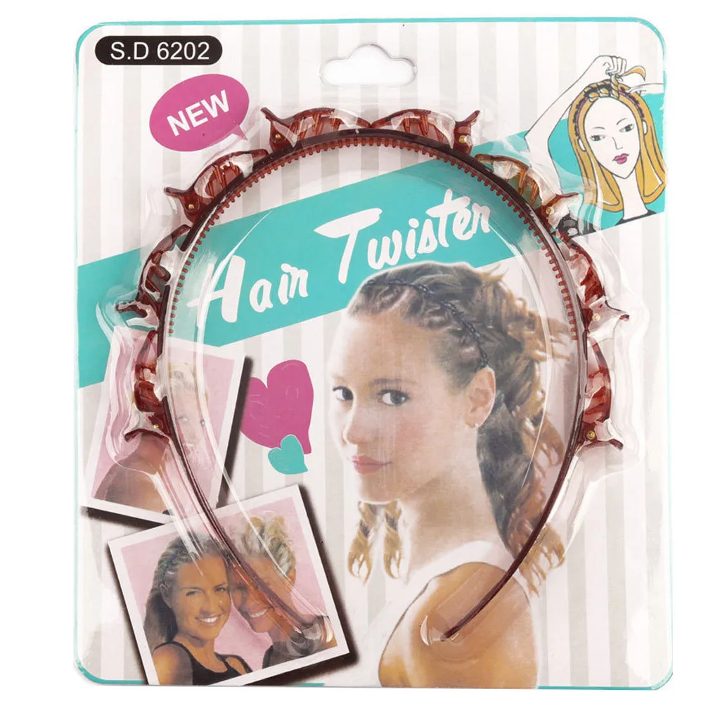 2020 новая двойная челка прическа шпилька обручи держатель украшение головной