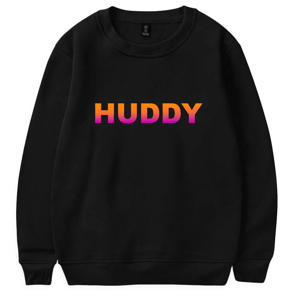 Свитшот Lil Huddy с круглым вырезом для женщин и мужчин свитшоты длинным рукавом