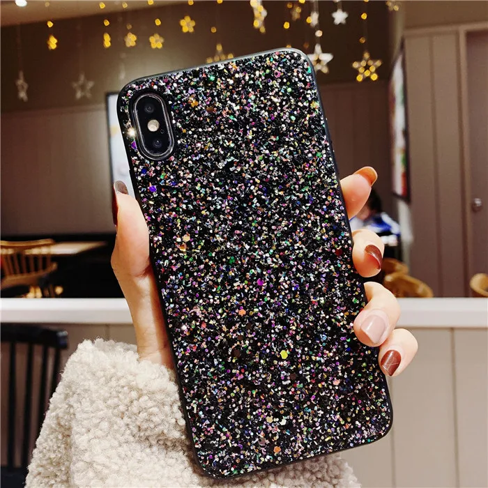 Блестящая Вспышка чехол для iPhone 7 8 6 6s Plus 7Plus Модный Блестящий чехол для iPhone 11 Pro X Xs Max XR защитный чехол для телефона - Цвет: 2