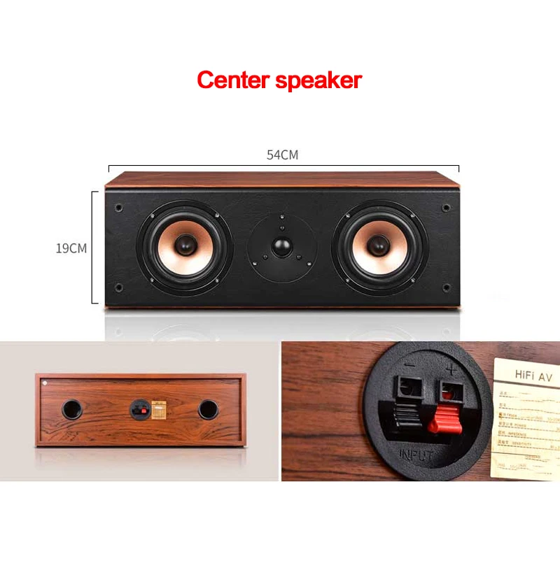 Деревянный динамик KYYSLB для домашнего кинотеатра 360 Вт 4 16 Ом|Потолочная акустика| |