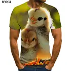 Футболка мужская в стиле аниме, с 3d принтом, с коротким рукавом