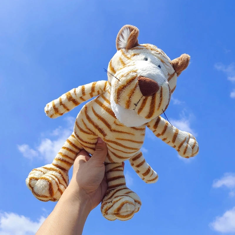

25/35/45CM Cute Plush Tiger Toys Kawaii Stuff Forest Animal Baby Dolls Home Decoration Birthday Christams Toys For Kids Friends