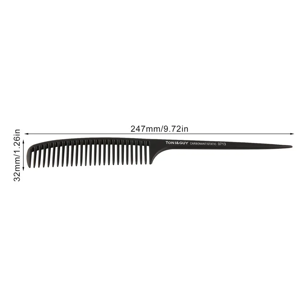 

Fashion Beauty Plastic Professional Hairdressing Tail Comb Haircut Hairdressing Barber Comb Styling Tools