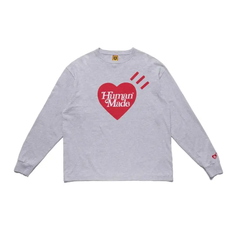 

MADE HUMAN Girls Dont Cry Heart Graphic Shirts Long Sleeve