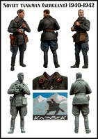 135 scale die cast resin white model world war ii soviet soldier model need to manually color the model free shipping