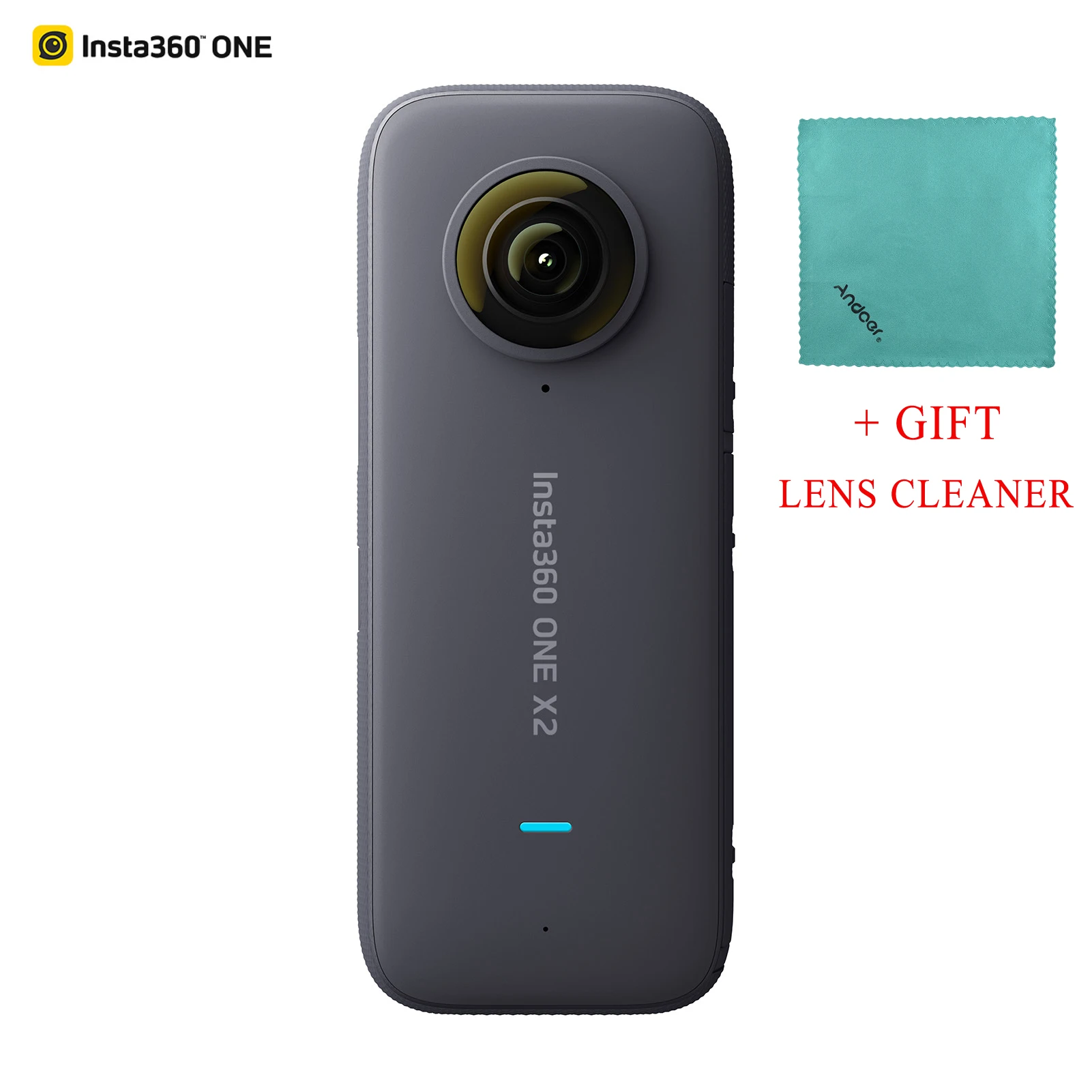 Insta360 ONE X2 панорамная видеокамера мини Экшн камера 5 7 K 30fps ЖК дисплей сенсорный