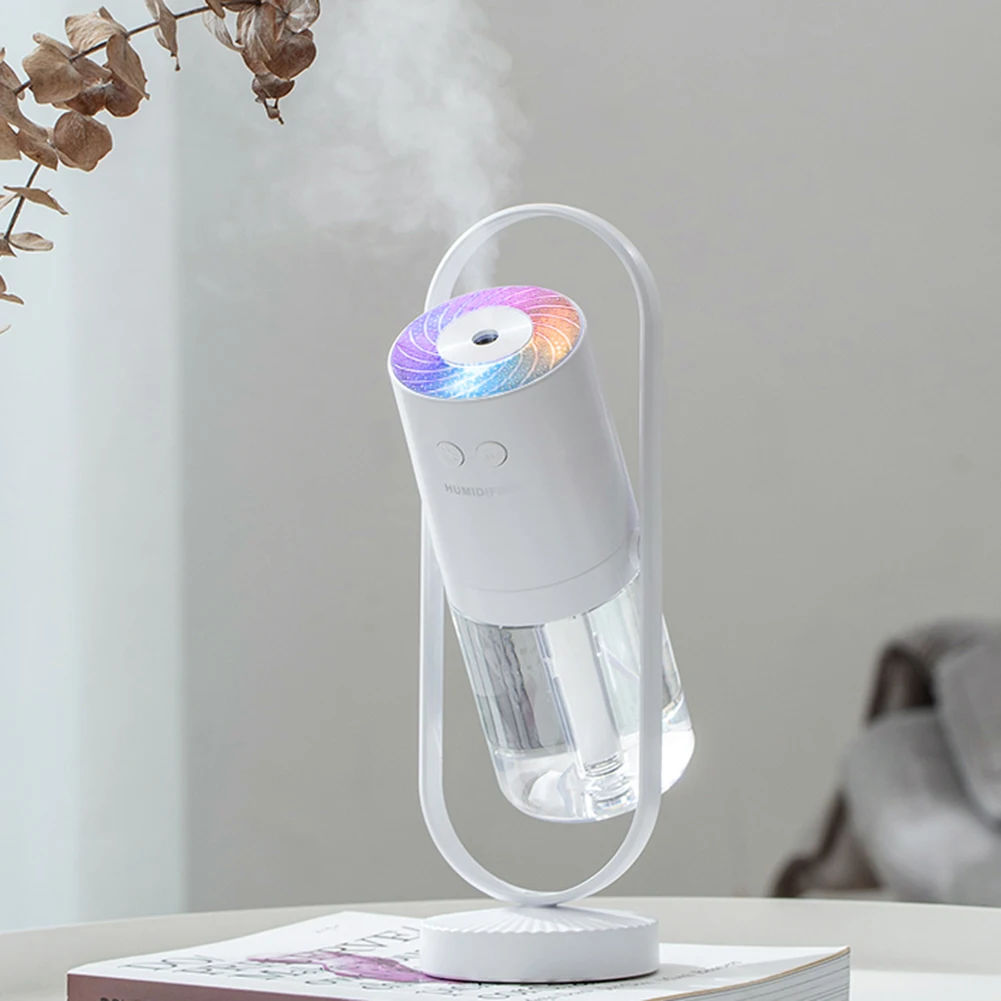 

200ml Mini Magic Negative Ion Air Humidifier Ultrasonic Essential Oil Diffuser Household Silent Humidifier with Night Lamp