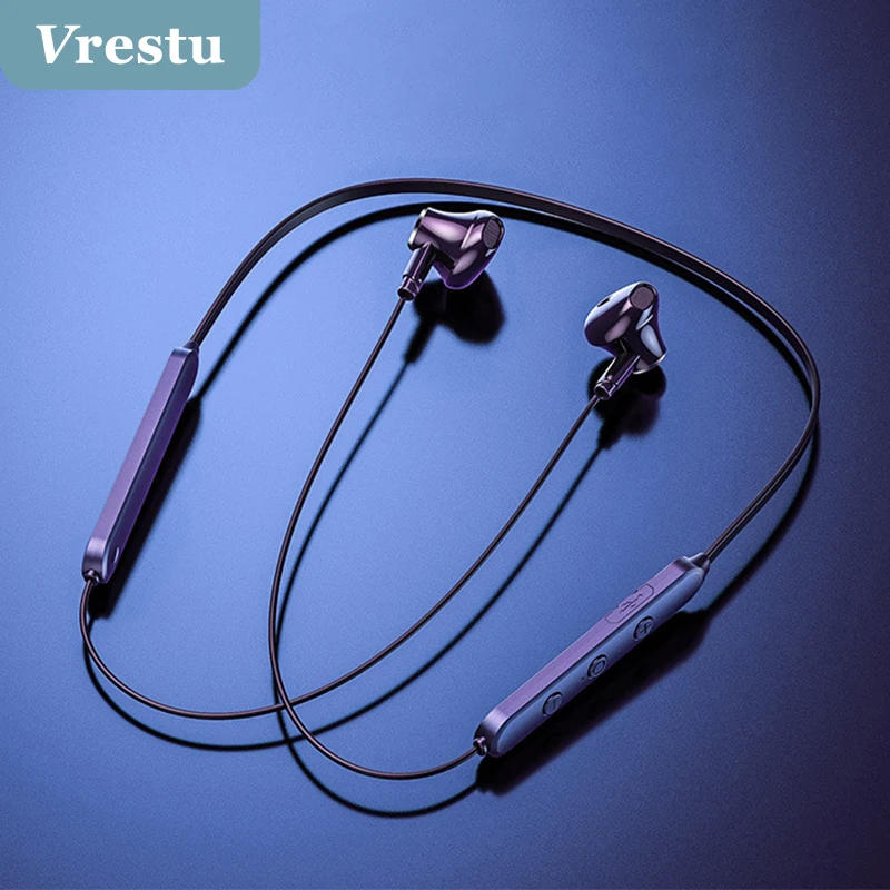 

Wireless Earphone Neckband Headphone Waterproof Headset Blutooth Sports Earpiece with Mic Earbuds for iPhone Xiaomi Samsung Fone