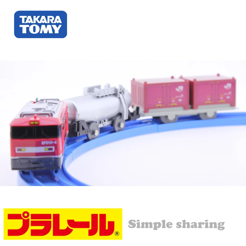 Takara Tomy Pla Rail Plarail S 39 EF 510 красный гром железнодорожный поезд моторизованный