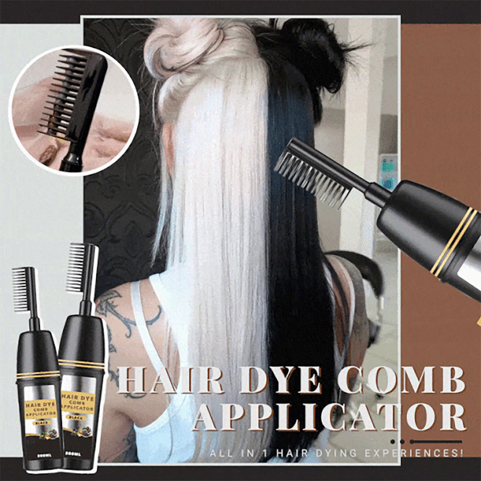 

Hair Dyeing Comb Hair Care Oil Dyeing Sweeping And Perm Dyeing Brush Hairdr 200ml