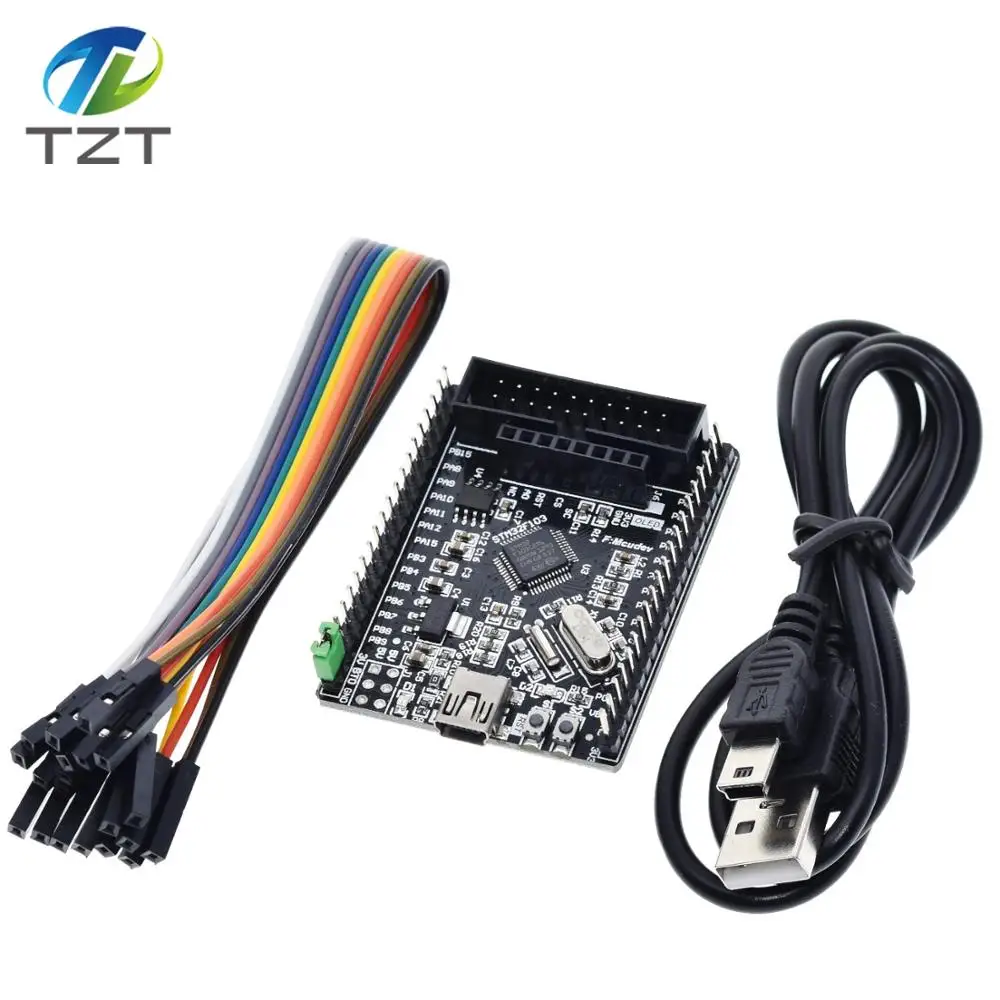 Системная плата TZT STM STM32F103C8T6 stm32f103 stm32f1 STM32 обучающая оценочный комплект макетная