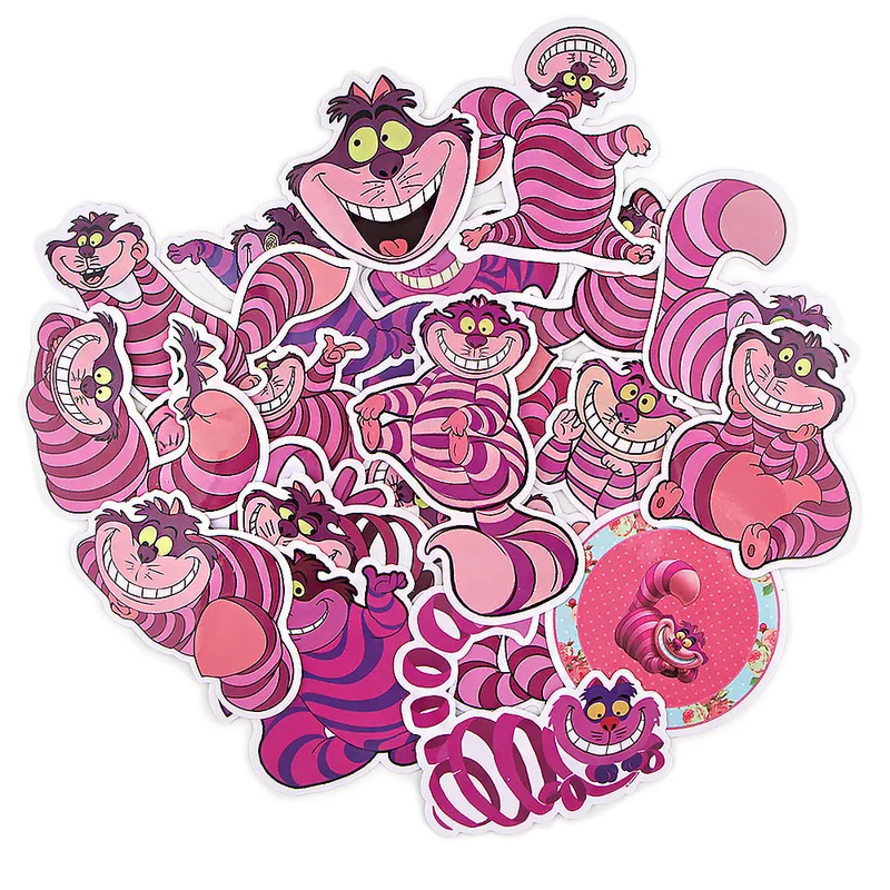 20Pcs Cute Cats Animal Graffiti Sticker Mixed Style Toys For Suitcase Laptop Bike Luggage Car Scooter Skateboard Sticker