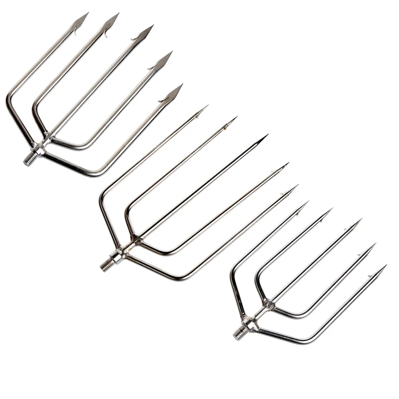 Нержавеющая сталь зубец гарпун вилка для рыбы Рыбалка ледокол