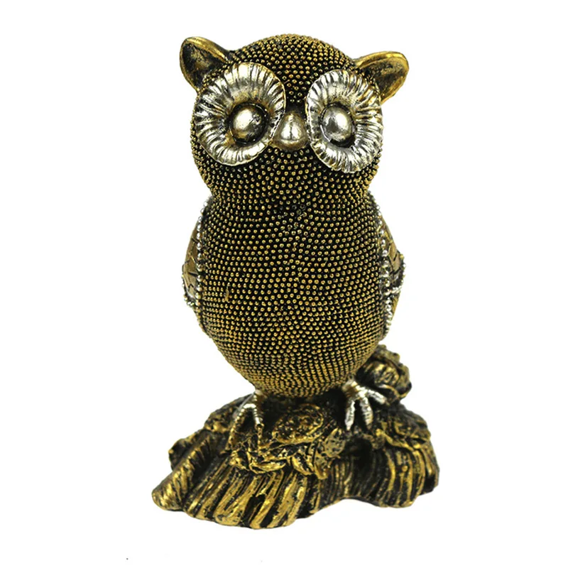 

Simulation Owl Outdoor Garden Decoration Resin Craft Home Decoration Retro Animal Decoration