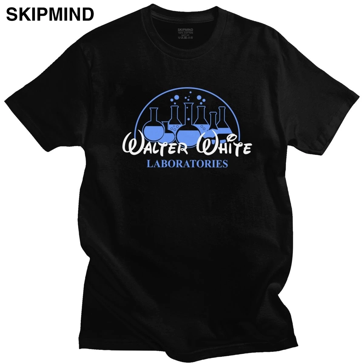 Модная футболка Breaking Bad Walter White Laboratories Мужская Jesse Pinkman Heisenberg хлопковая с коротким