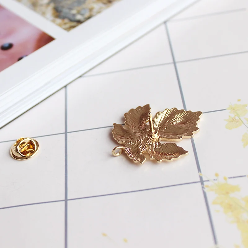 Женская Винтажная брошь в виде листьев брошка Ювелирное Украшение|Броши| |