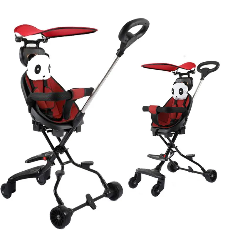 Lightweight Baby Stroller Reversible Baby Trolley with Umbrella Sunshade Travel Baby Pram Infant Baby Pushchair Wheelchair 6M-4Y