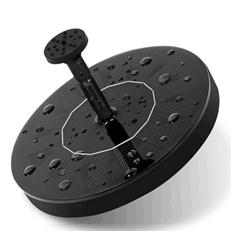 Солнечный фонтан без электричества водяной с насосом водяная панель для ванной