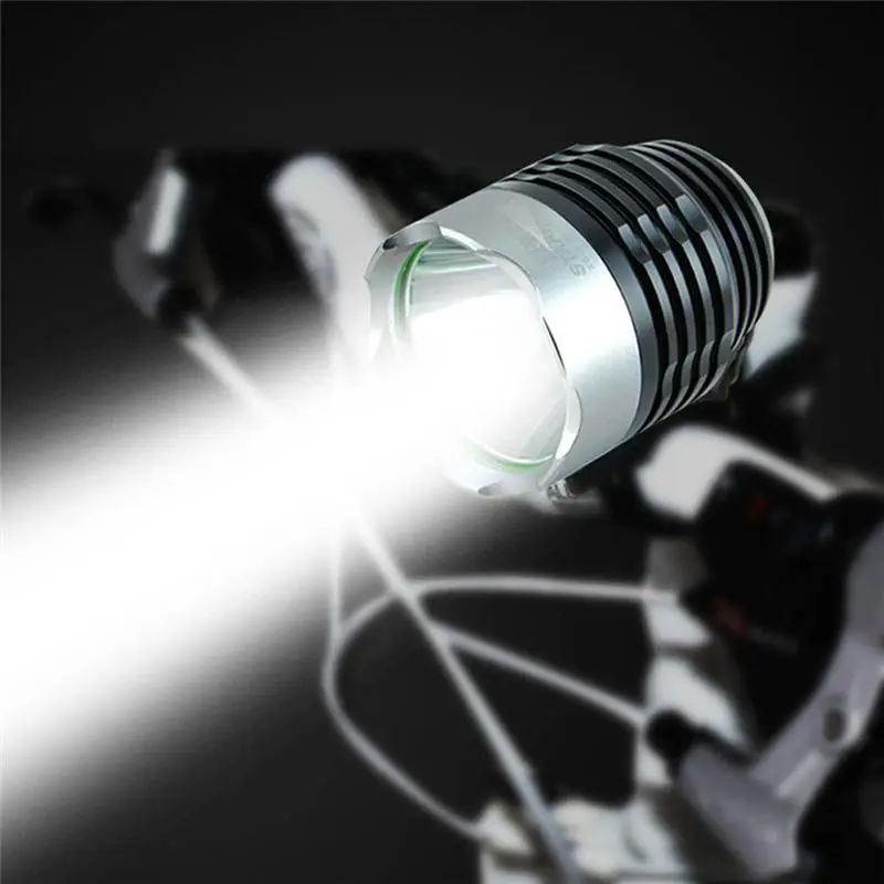 

80 Lumen XML Q5 Interface LED Bike Bicycle Light Headlamps Headlight ode bIack