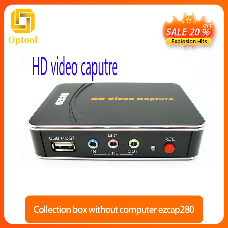 HDMI Video Capture HD Video acquisition box straight of u disk without computer ezcap280