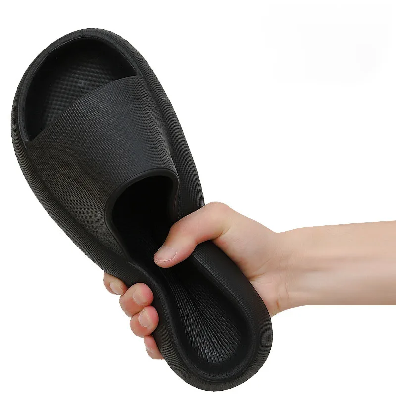 Тапки унисекс на толстой платформе Нескользящие бесшумные для дома и