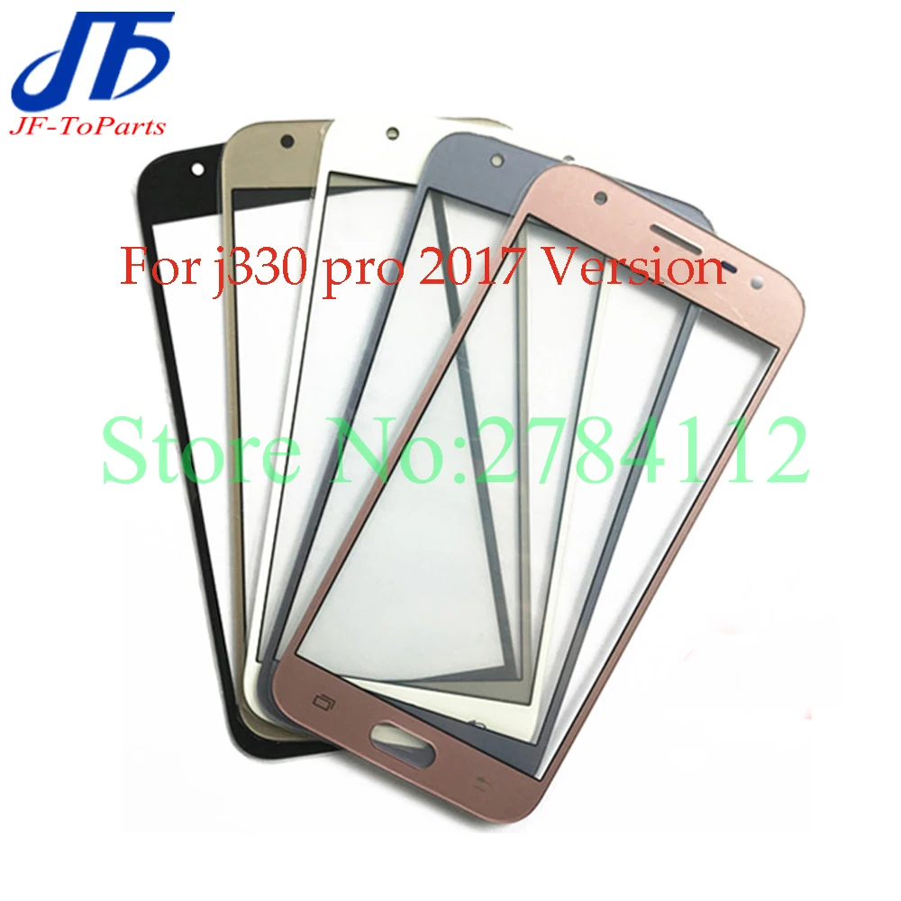 10 шт./партия, запасные части сенсорной панели для samsung Galaxy J330 J530 J730 J327 J727 версия lcd передняя внешняя стеклянная линза