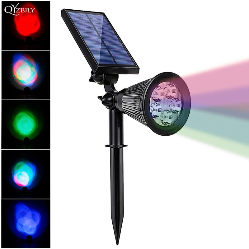 Светодиодная лампа на солнечной батарее наружное освещение украшение для сада