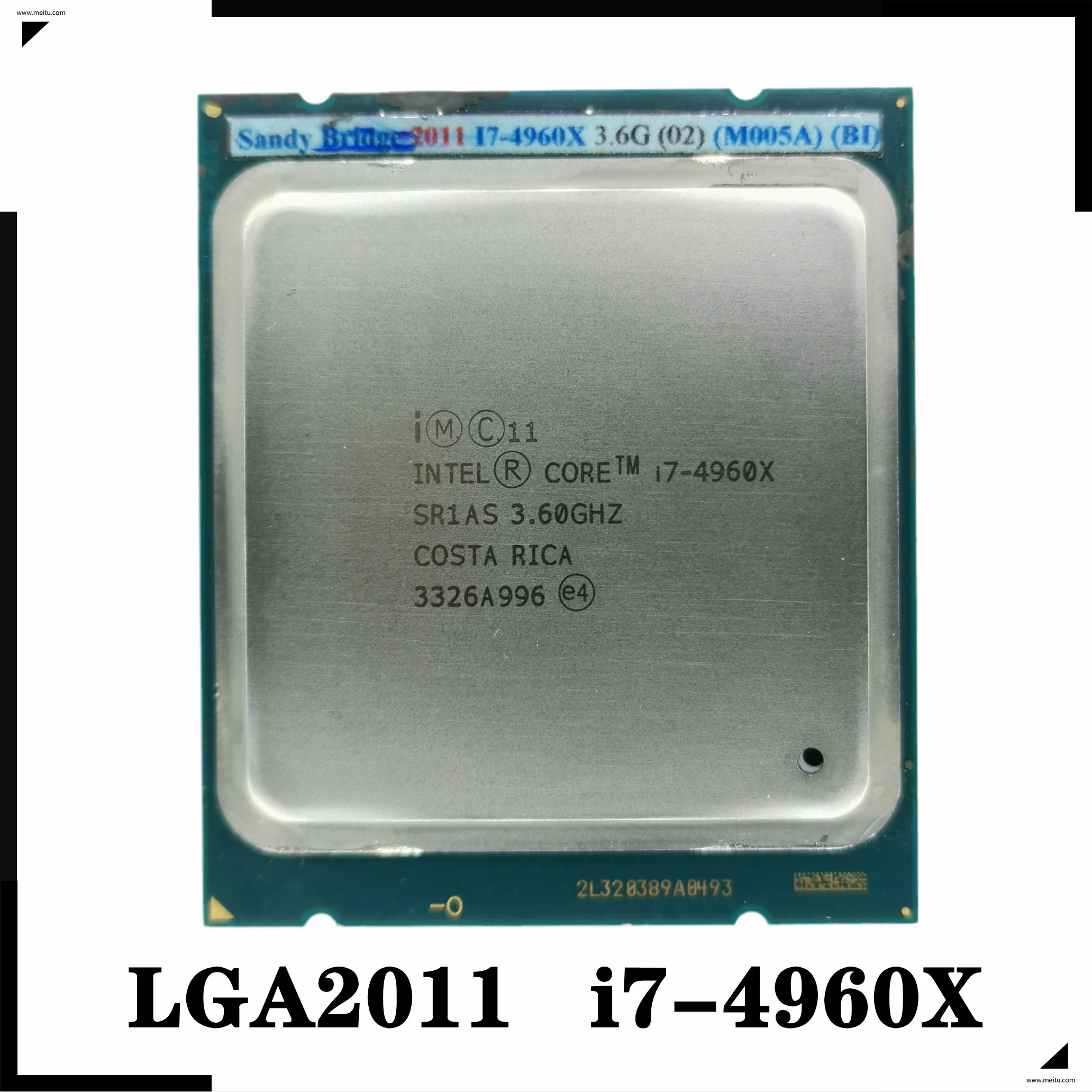 Desktop CPU core I7-4960X I7 4960X 6-cores 3.60GHZ 15MB 22nm LGA2011 4960 X processor 1 year warranty free shipping | Компьютеры и