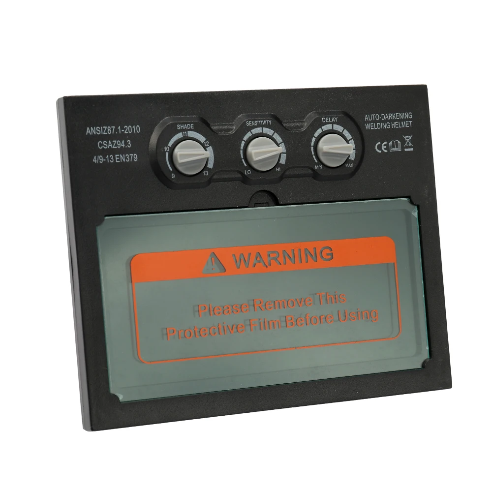 Meterk Сварочная маска с автоматическим затемнением на солнечной энергии