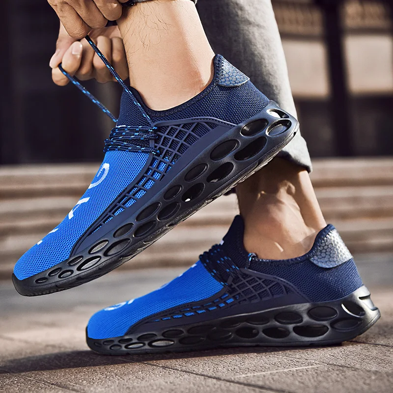 

2021 New Men Running Shoes Professional Outdoor Breathable Comfortable Fitness Shock Absorption Trainer Gym Sneaker Hot Sell