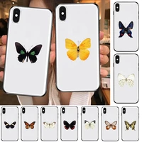 transparent butterfly pattern transparent phone case for xiaomi redmi 11lite ultra 10x 9 8a 7 6 a pro t 5g k40 anime protect cov