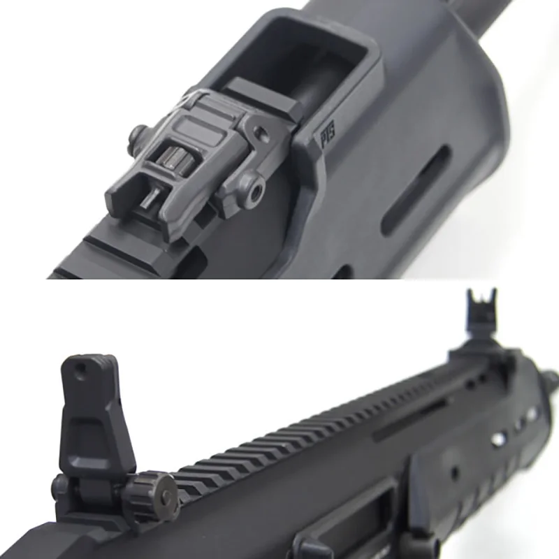 Tactical Airsoft Hunting MBUS Pro Adjustment Flip up Front Rear Folding Back GunSight AEG Gelball AirGun Paintball Accessory | Спорт и