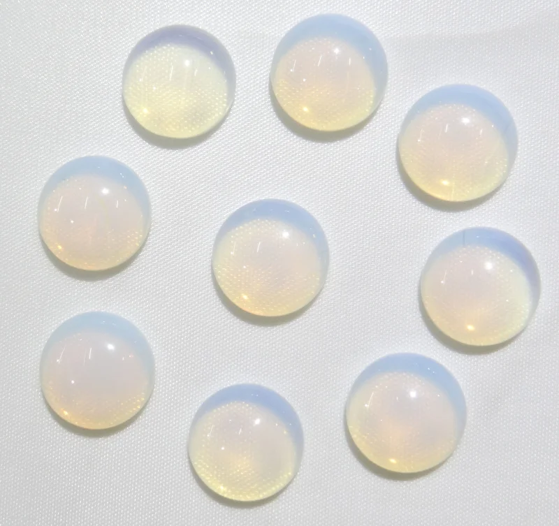 Оптовая продажа полукруглые Гладкие бусины из натурального агата 30 шт./12 мм для