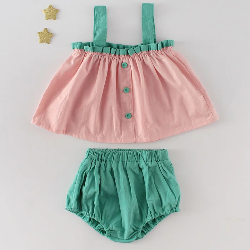 

Baby Girls Clothes Set Flower T-shirt+PP Shorts Summer Newborn Baby Girls Clothes Set Infant Baby Girls Clothing Suit